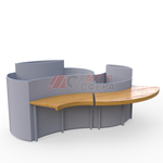 Скамейка Плантер с вазонами