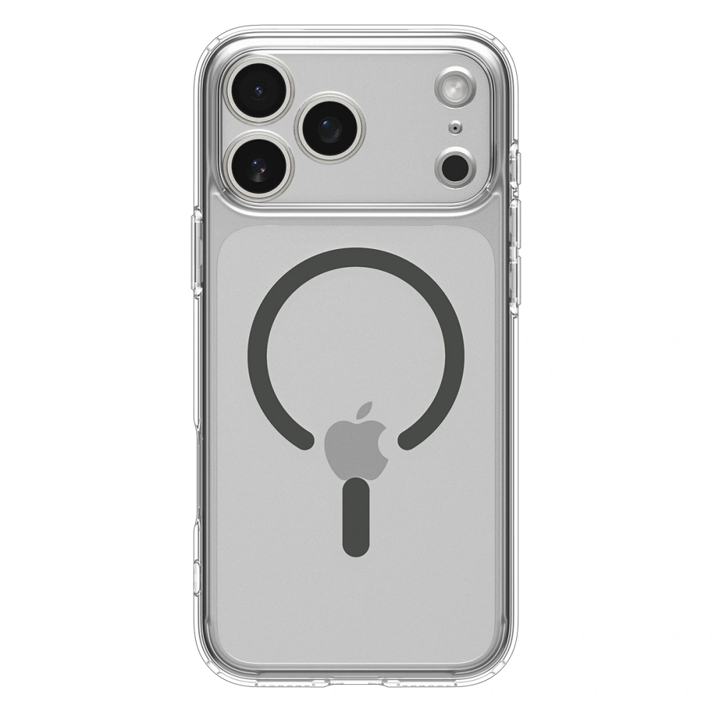 Чехол Spigen Ultra Hybrid Magsafe для iPhone 17 Pro прозрачный/графит
