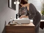 Смеситель для раковины Hansgrohe Vivenis 75020670 черный матовый