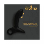 Массажер простаты Nexus Sparta с поглаживающими движениями, черный