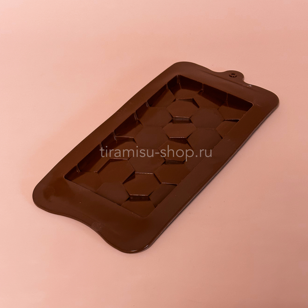 Силиконовая форма для шоколада «Плитка соты»