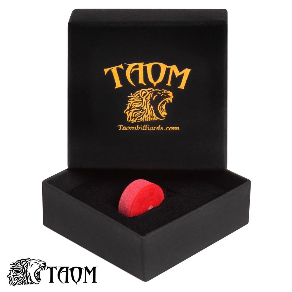 Наклейка для кия Taom 2.0 Break&amp;amp;Jump Red ø14мм в индивидуальной упаковке 1шт.