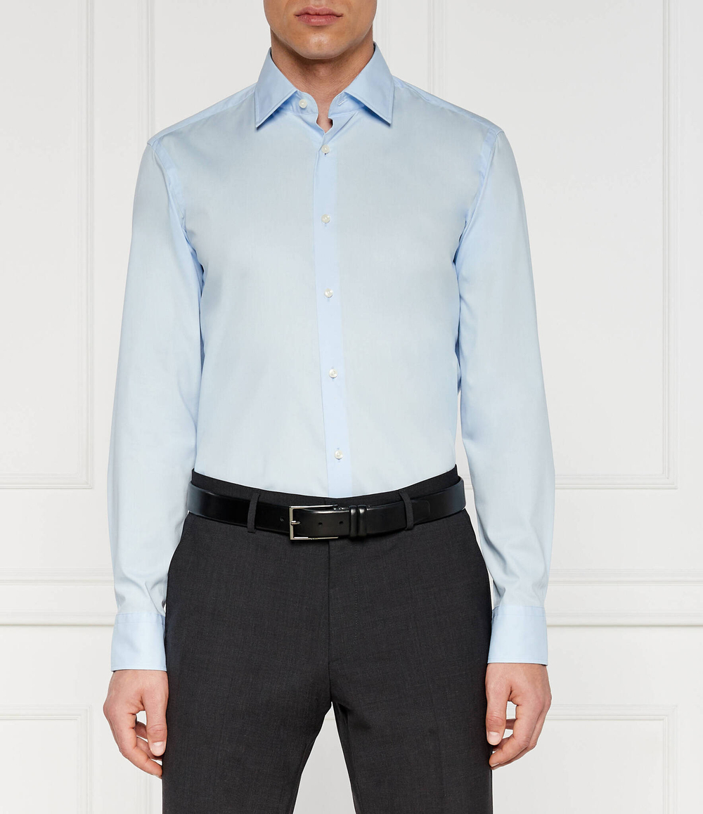 Рубашка H-JOE-kent- BOSS BLACK - голубой(50473265)