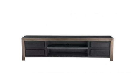 Тумба под ТВ Talbot charcoal grey oak ven med bronze 115094