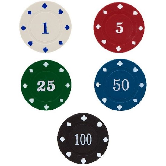 Фабрика Покера: Набор из 300 фишек (4г) для покера с номиналом в алюминиевом кейсе