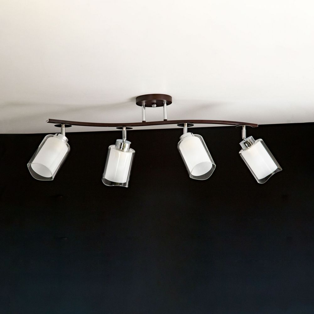 Citilux Фортуна CL156142 Люстра с поворотными плафонами Венге Хром