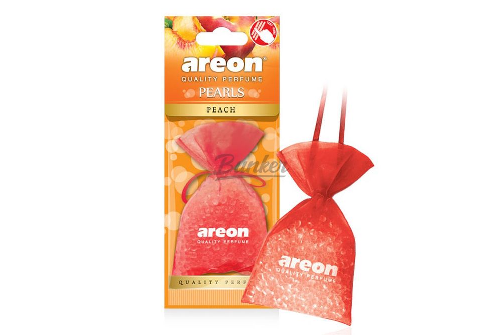 Ароматизатор для автомобиля AREON &quot;PEARLS&quot; Персик (PEACH)