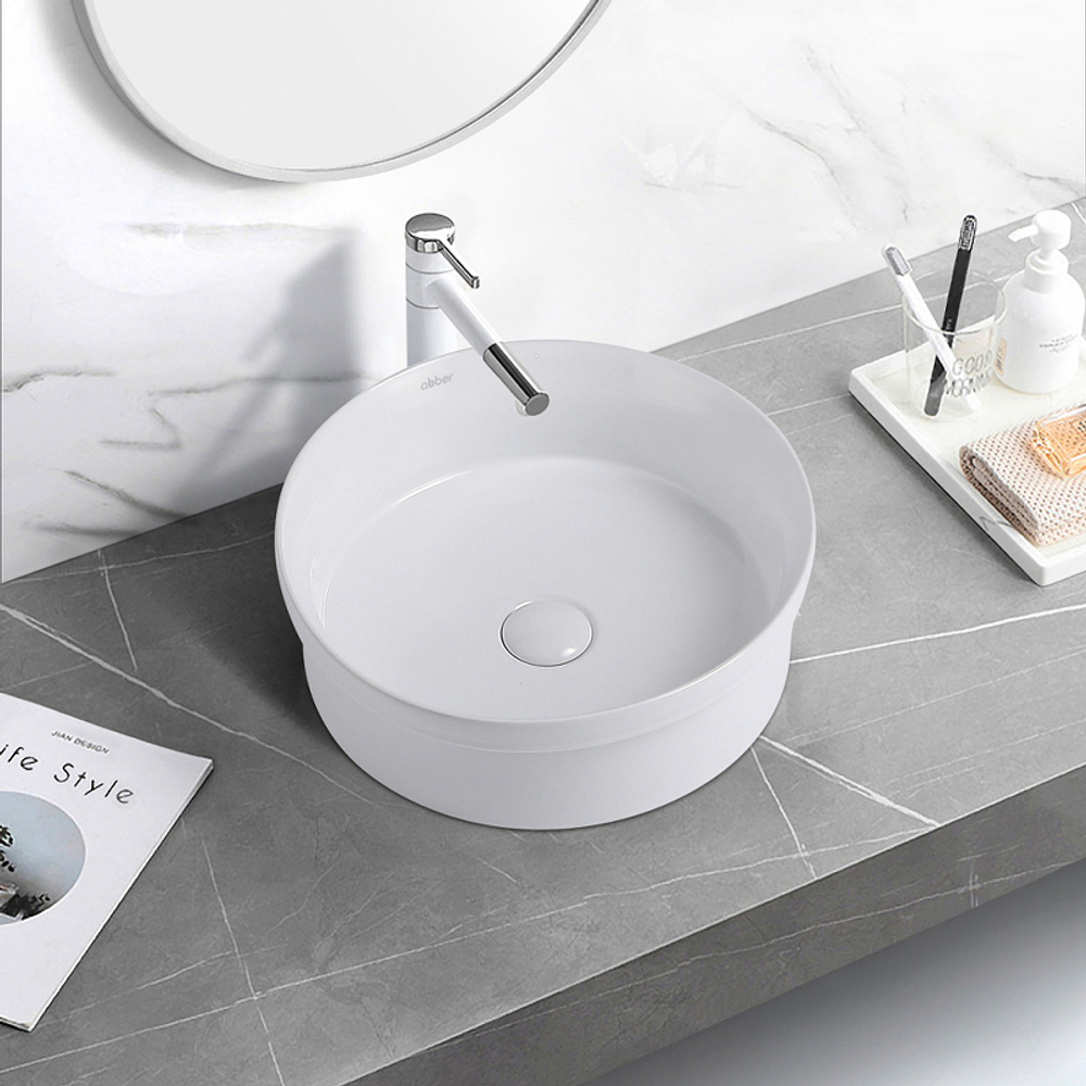 Раковина-чаша Abber Bequem 40 AC2103 Белая