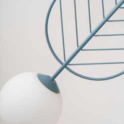 Подвесной светильник LEAF B Голубой