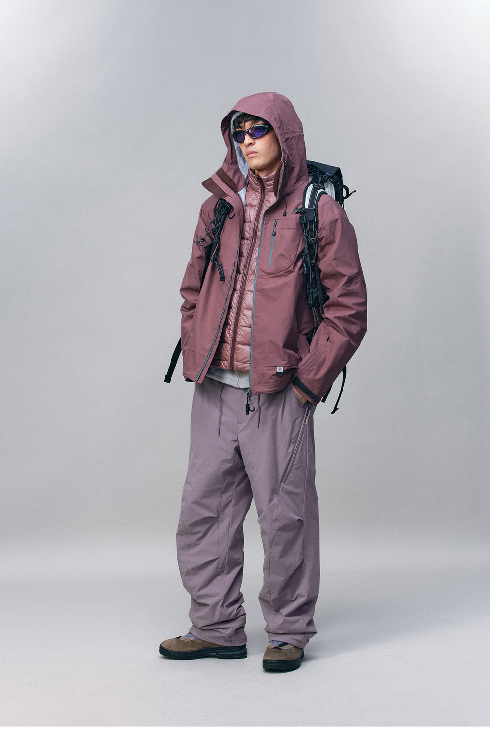 Куртка Nothomme Monterest 3-in-1 Outdoor C6 бордовый