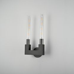 Бра Canelle Wall Lamp Double Sconces Black By Imperiumloft