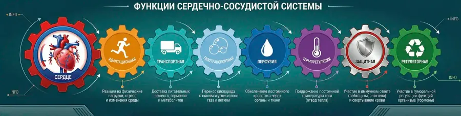 Функции сердечно-сосудистой системы
