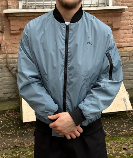 Бомбер ZRD Flat World Голубой