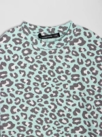 Футболка для девочки леопард