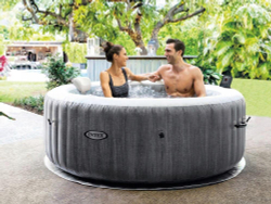 СПА-бассейн Intex PureSpa Greywood Deluxe 145/196х71 см с круговым пузырьковым массажем (28440)