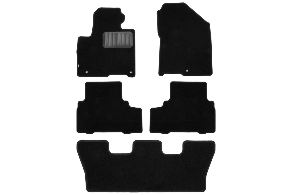 Коврики в салон для KIA Sorento Prime 2014-2017, 2017-2020, кроссовер, 5 шт. (текстиль) KLEVER02255401210KH