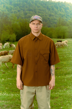 Рубашка Called a Garment Hikercore Shirt "Bear Brown"
