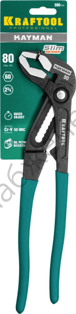 KRAFTOOL KAYMAN 300 мм, Переставные клещи (22353-30)