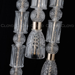 Подвесной светильник Cloyd LACONIA P3 / Ø30 см - золото (арт.11525)