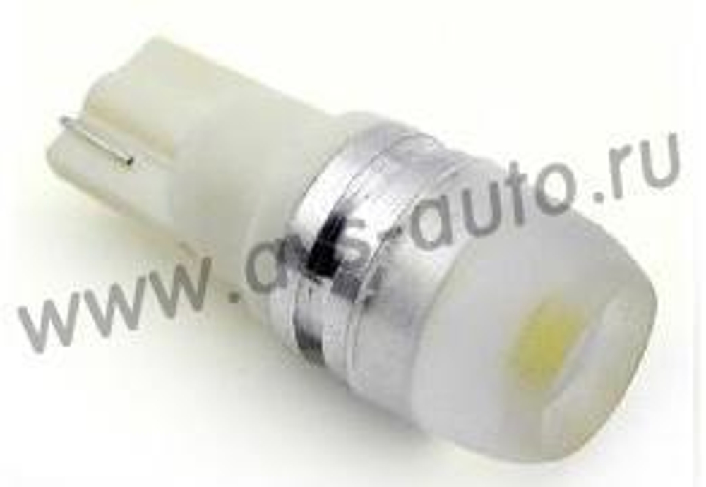 Лампа светодиодная 12V 5W без цоколя белый 1 SMD усеченная линза 2 шт. блистер AVS