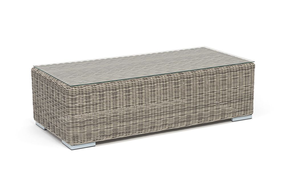 "Боно" журнальный столик из искусственного ротанга, цвет бежевый