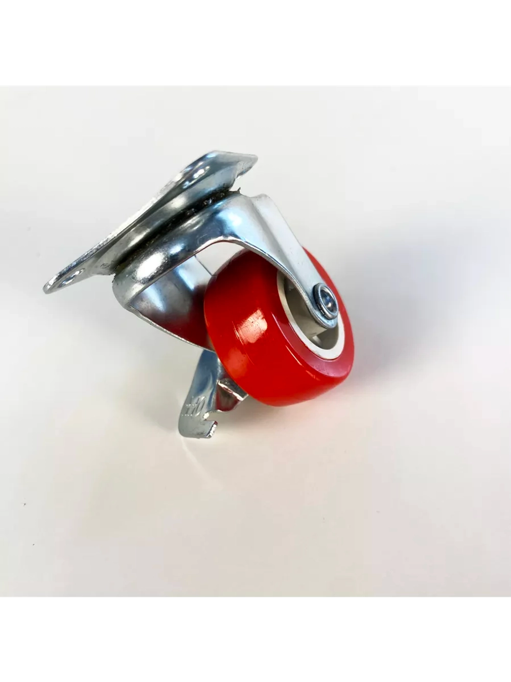 Колесо мебельное с поворотным колесом и тормозом, 4 шт