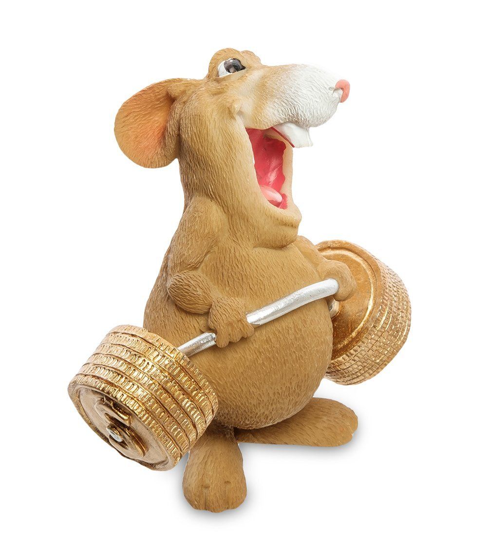 RV-773 Статуэтка Крыска «Когда тяжесть в радость» (W.Stratford)