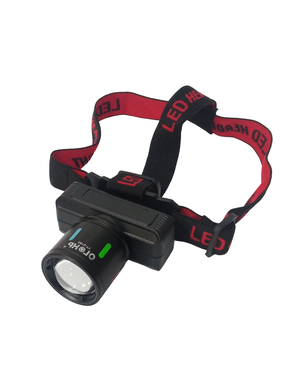 Фонарь налобный яркий "белый лазер" Огонь YT-2183