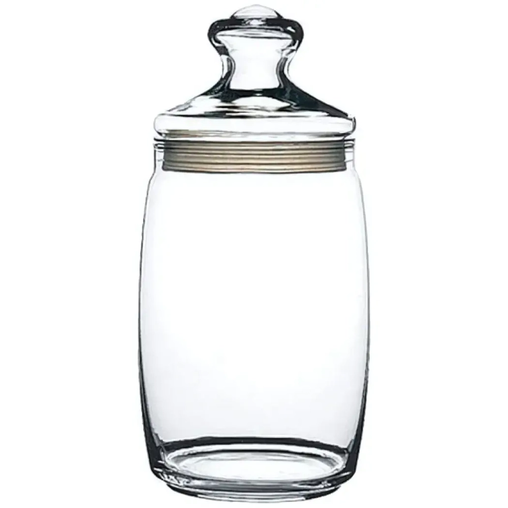 Набор стеклянных банок для продуктов 2шт 1100мл «Чешни» 97425