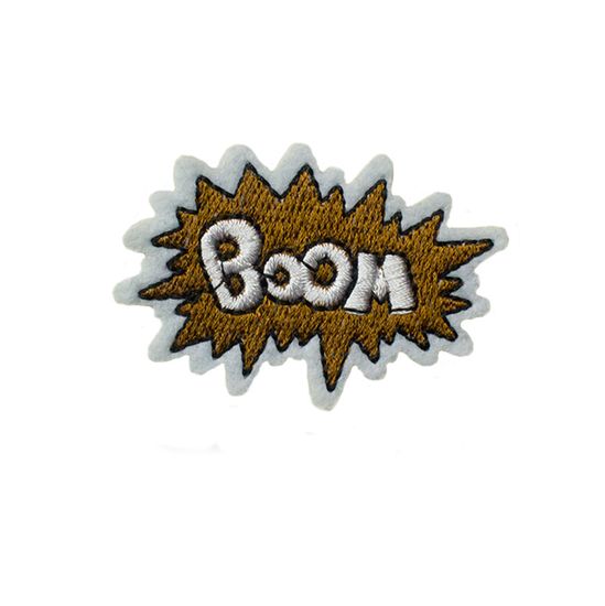 Нашивка на рюкзак и на одежду. Boom