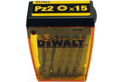 DeWalt, DT7912, Насадки для шурупов со шлицем Pozidriv, Pz2 x 25 мм, 20Х50 шт, шт