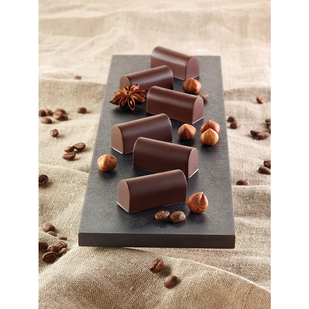 Форма силиконовая для приготовления пирожных и конфет midi buche, 17х30 см
