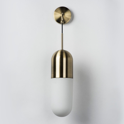 690611 Бра RAMO 1х40W E27 БРОНЗА/БЕЛЫЙ