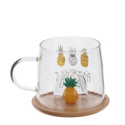 GAEM Кружка с крышкой, 300 мл, L11 W9,5 H8 см, 4в.