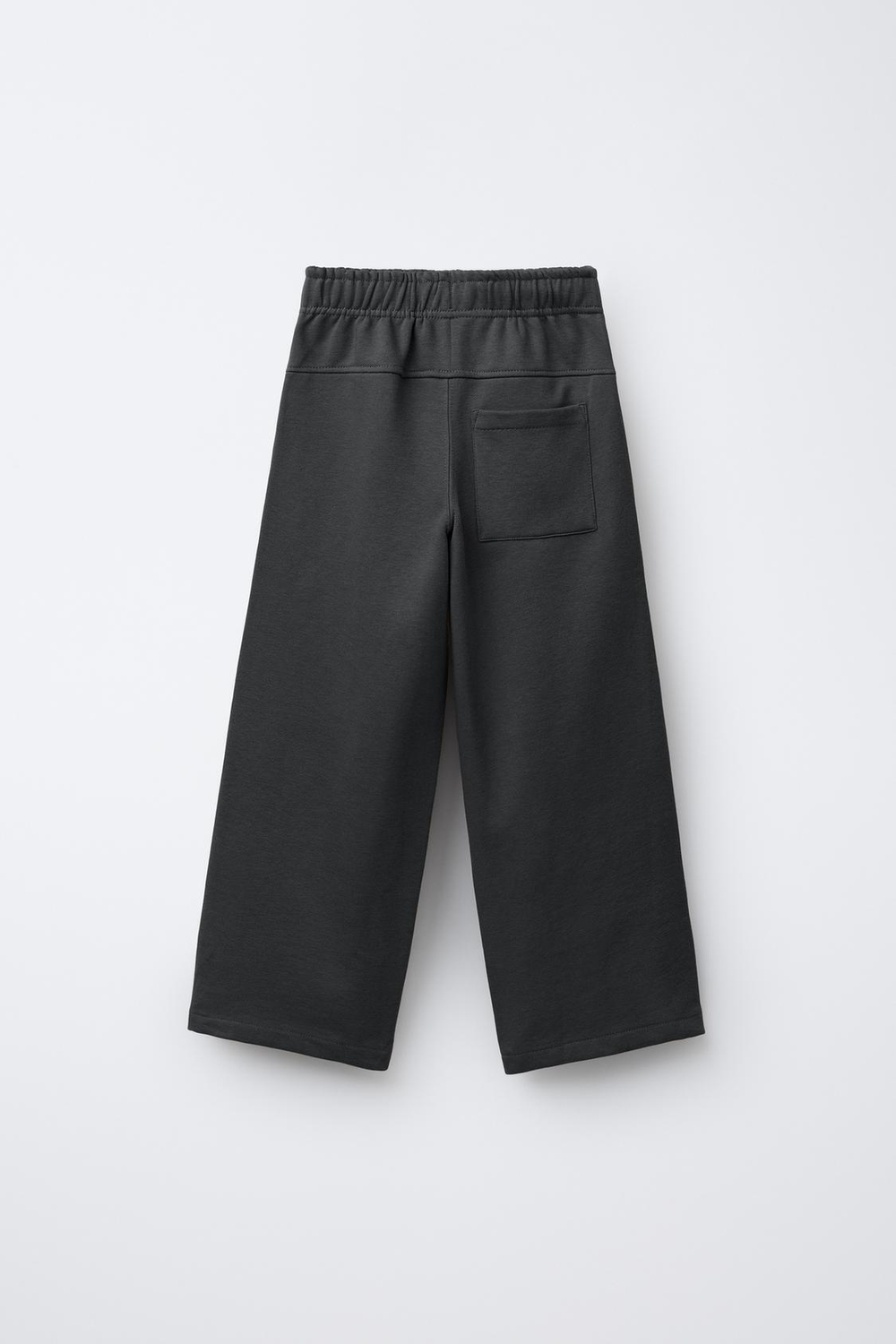 ZARA БРЮКИ STRAIGHT ИЗ МЯГКОЙ ТКАНИ С ЭТИКЕТКОЙ, АНТРАЦИТОВО-СЕРЫЙ