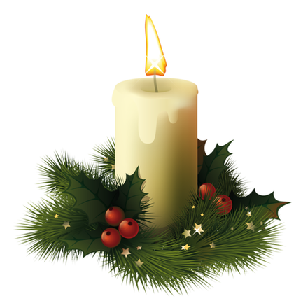 Новогодняя свеча