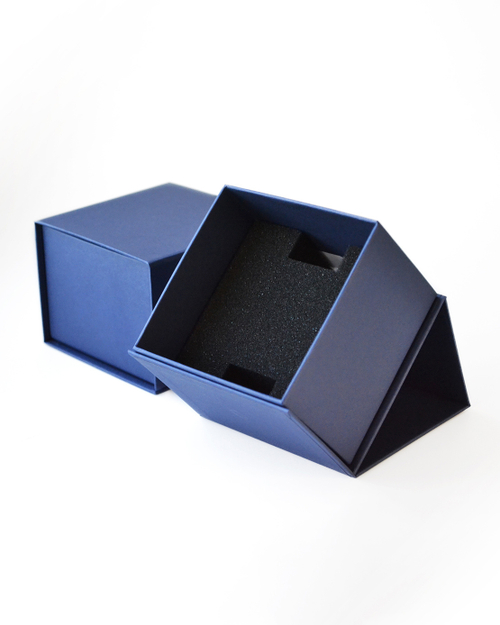 Футляр картонный с перекидной крышкой, серия "МАРК.СТАНДАРТ", 100х100х75 мм