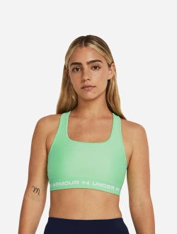Женский топ бра Under Armour UA Crossback Mid Bra-GRN