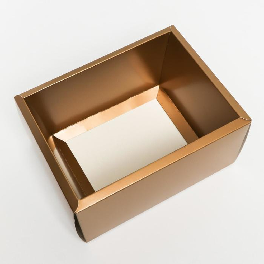 Коробка складная одиночная Прямоугольник «Счастья в новом году», 20*15*10 см, 1 шт.