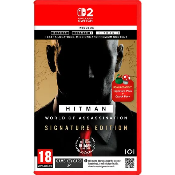 Hitman: World of Assassination Signature Edition (Nintendo Switch 2, Русские субтитры, Новый)
