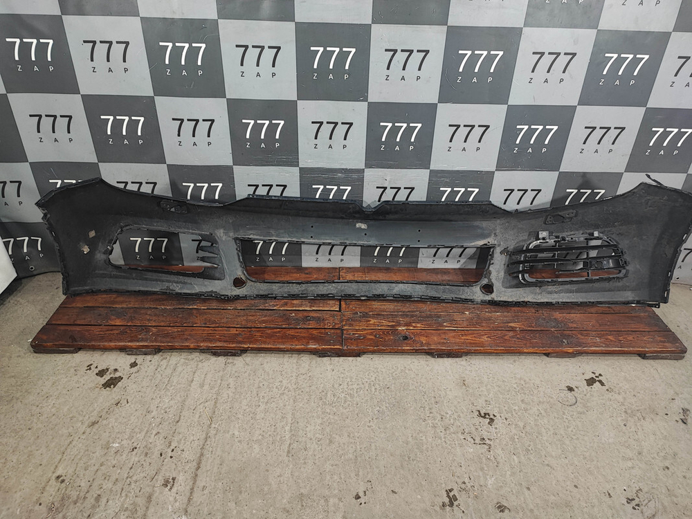 Бампер передний Volkswagen Touareg 2 10-14 Б/У Оригинал 7P6807221B