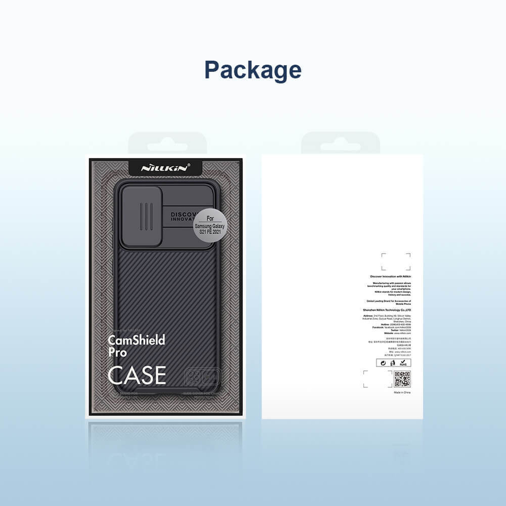 Накладка Nillkin CamShield Pro Case с защитой камеры для Samsung Galaxy S21 FE