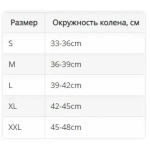 Коленный бандаж с С-образной панелью OppO AccuTex 2923