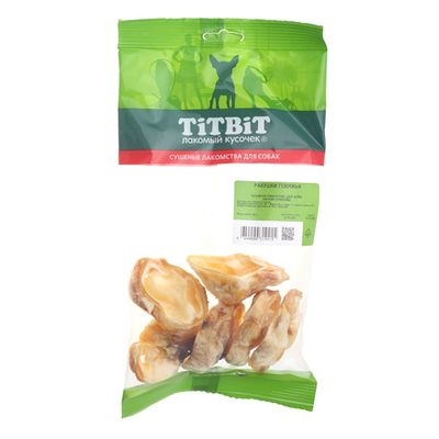 Лакомство TiTBiT Ракушки говяжьи для собак
