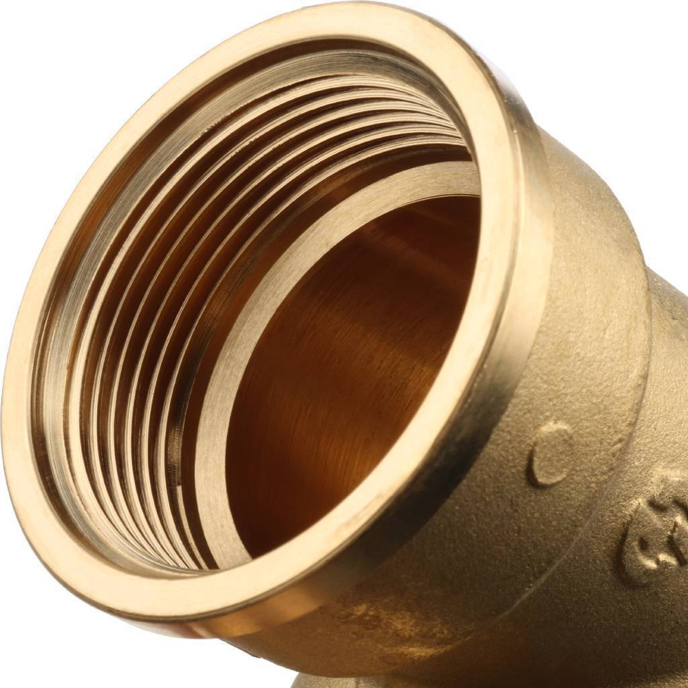 Угольник STOUT 1 1/2" ВР/НР с упором