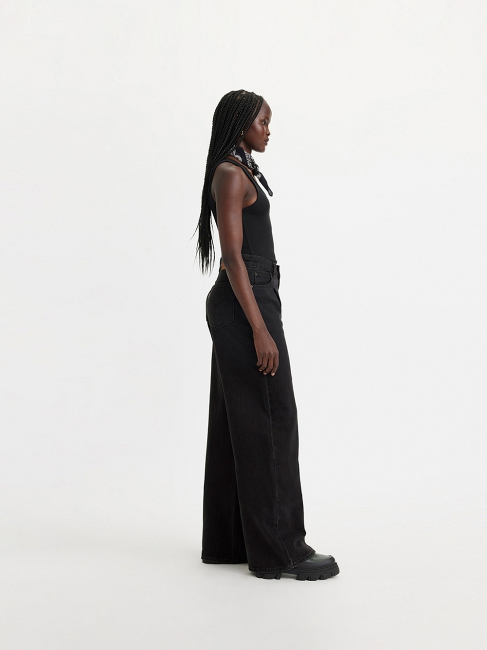 Женские свободные прямые джинсы Levi's Baggy Dad Wide Leg A7455-0000