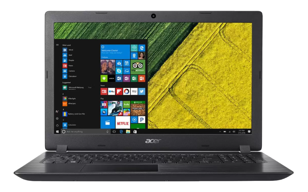 15.6" Ноутбук Acer Aspire A315-21-989S (1366x768, AMD A9-9425, RAM 8ГБ, SSD 256ГБ, AMD Radeon R5, Win 10 Pro)