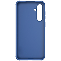 Усиленный чехол синего цвета от Nillkin для Samsung Galaxy S23 FE, серия Super Frosted Shield Pro