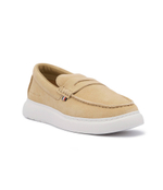 Кожаные мокасины Tommy Hilfiger - бежевый(FM0FM04440)