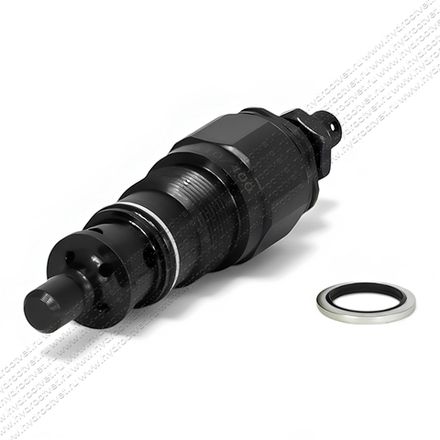 DBDS6K1X/400 - Предохранительный клапан прямого управления Ду6, давление регулировки до 400 бар, тип монтажа - встраиваемый, элемент регулировки S = винт